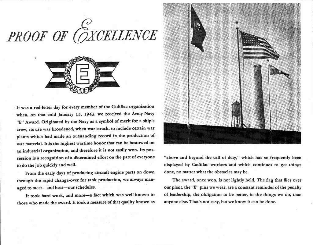 1943 Cadillac From Peace To War Booklet Page 11